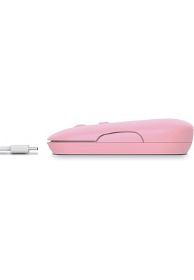 Trust Миша Puck Rechargeable Ultra-Thin BT WL Silent Pink