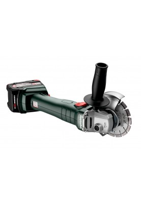 Metabo Шліфмашина кутова акумуляторна W 18 L 9-125, 125мм, Li-Power, 2*18В, 4Аг, 8500об/хв, М14, 2.3кг