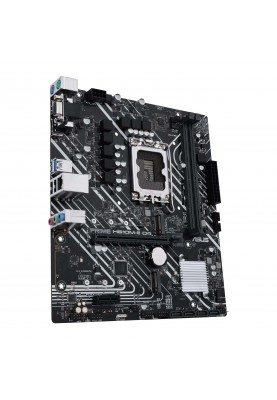 ASUS Материнська плата PRIME H610M-E D4-CSM s1700 H610 2xDDR4 M.2 HDMI DP VGA mATX CSM