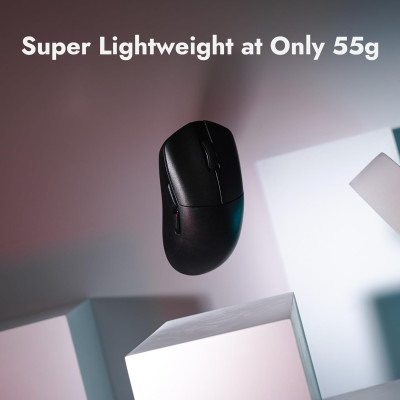Lemokey Миша G1 USB-A/USB-C/WL/BT, 8K, чорний