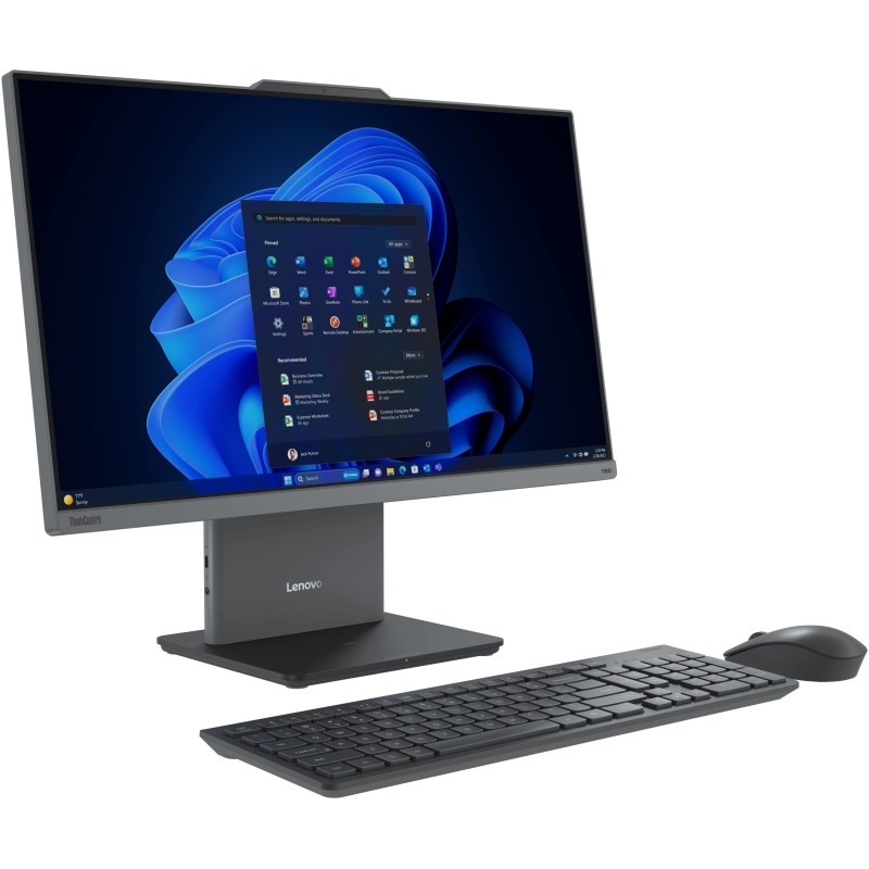 Lenovo Комп'ютер персональний моноблок Lenovo ThinkCentre neo 50a 24-G5 23.8" FHD IPS AG, Intel i5-13420H, 16GB, F512GB, UMA, WiFi, кл+м, без ОС, сірий