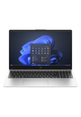 HP Ноутбук HP 250R-G10 15.6" FHD IPS, Intel 3-100U, 16GB, F512GB, UMA, Win11P, сріблястий