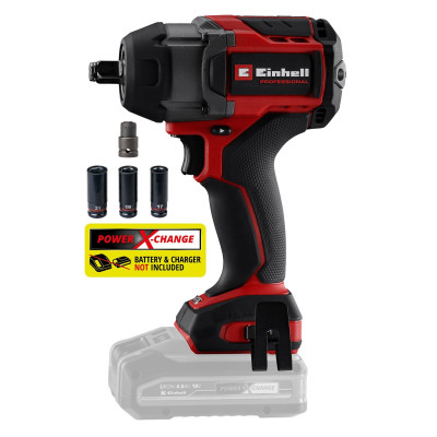 Einhell Гайковерт акумуляторний ударний Einhell Professional TP-CW 18/750-C Li BL - Solo 18В безщітковий 750Нм 0-2200об/хв 1.78кг без АКБ та ЗП