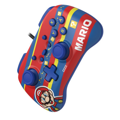 Hori Геймпад провідний Horipad Mini (Mario) для Nintendo Switch, Red/Blue