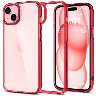 Spigen Чохол для Apple iPhone 15 Plus Ultra Hybrid, Red Crystal