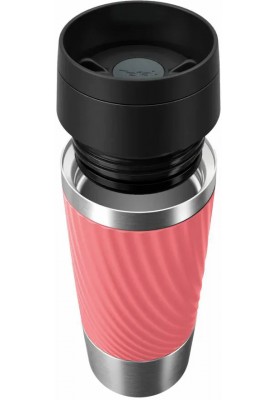 Tefal Термочашка Travel Mug Classic Twist, 0.36л, нержавіюча сталь, кораловий