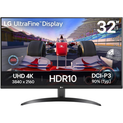 LG Монітор LG 32" 32UR500K-B 2x HDMI, DP, Audio, VA, 3840x2160, 4ms, DCI-P3 90%, FreeSync, HDR10