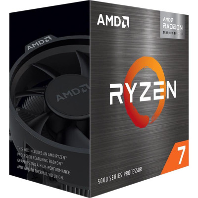AMD CPU Ryzen 7 5700G 8C/16T 3.8/4.6GHz Boost 16Mb Radeon Graphics AM4 65W Wraith Stealth cooler Box