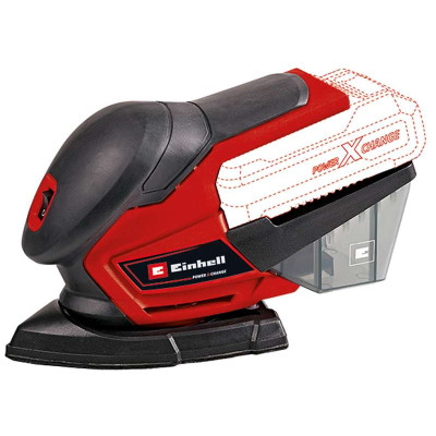 Einhell Шліфмашина вібраційна TE-OS 18/150 Li-Solo, PXC, акум., 93х60х105мм, 1кг, (без АКБ та ЗП)