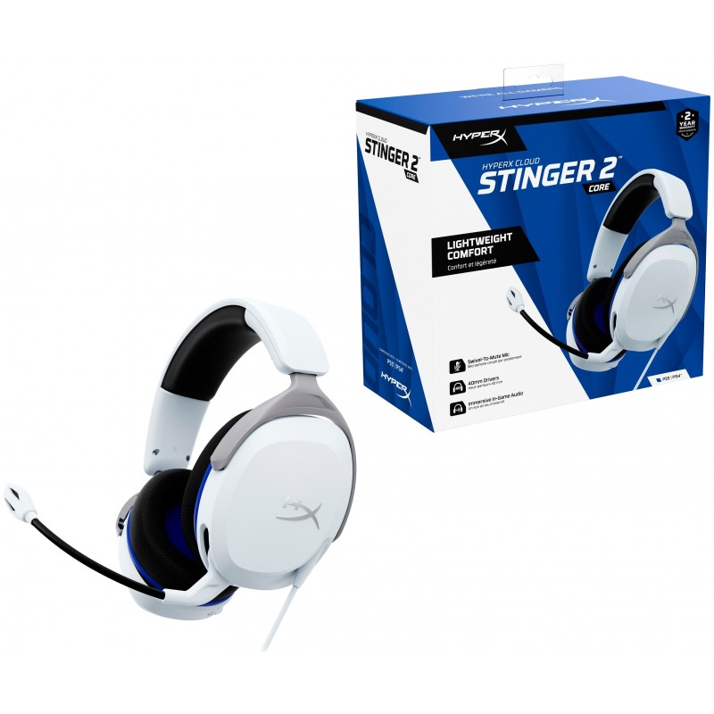 HyperX Гарнітура Cloud Stinger 2 Core PS White 6H9B5AA