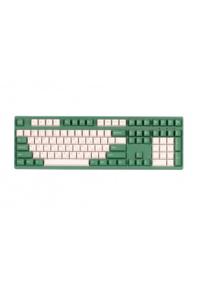 Akko Клавіатура механічна 3108 DS Matcha Red Bean 108Key, CS Pink V2, USB-A, EN/UKR, No Led, Зелений