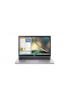 Acer Ноутбук Aspire 3 A315-59 15.6" FHD IPS, Intel i7-1255U, 32GB, F1TB, UMA, Lin, сріблястий