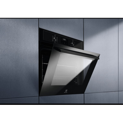 Electrolux Духовий шафа електричний, 65л, A, дисплей, конвекція, чорний