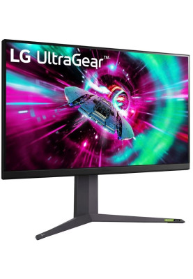 LG Монітор LG 31.5" 32GR93U-B 2xHDMI, DP, USB, Audio, IPS, 3840x2160, 144Hz, 1ms, DCI-P3 95%, G-SYNC, FreeSync, Pivot, HDR400
