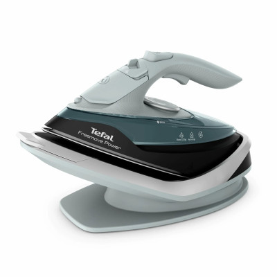 Tefal Утюг Tefal безпровідний Freemove Power, 2600Вт, 250мл, паровий удар -220гр, постійна пара - 40гр, база для заряджання, автовимкнення, керам. підошва, зелений
