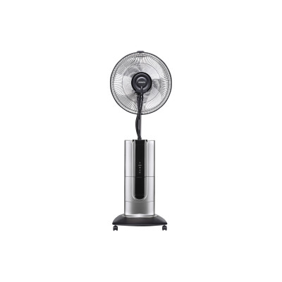 ARDESTO FNM-X2[Вентилятор підлоговий, 47см, 100Вт, пульт ДК, дисплей, зі зволоженням, чорно-сірий]