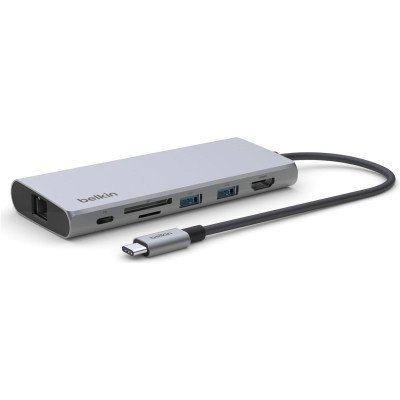 Belkin Адаптер USB-C 7в1 Ethernet Multiport Dock