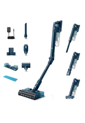 Philips Пилосос безпровідний Flex Series 5000, вологе прибирання, конт пилок -0.27л, автон. робота до 60хв, PowerCyclone 10, сіро-зелений