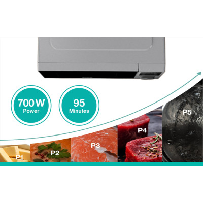 Gorenje Мікрохвильова піч Gorenje, 20л, електр. керув., 700Вт, дисплей, нерж Gorenje Мікрохвильова піч Gorenje, 20л, електр. керув., 700Вт, дисплей, нерж
