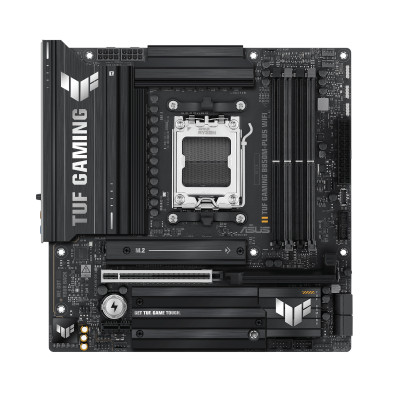 ASUS Материнська плата TUF GAMING B850M-PLUS WIFI7 sAM5 B850 4xDDR5 M.2 HDMI DP Wi-Fi BT mATX