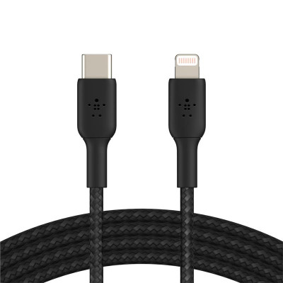 Belkin USB-С - Lightning, BRAIDED[1m, black]