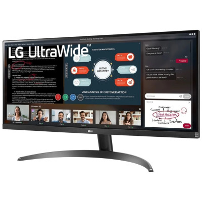 LG Монітор 29` 29WP500-B 2xHDMI, Audio, IPS, 2560x1080, 21:9, sRGB99%, FreeSync, HDR10