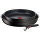 Tefal Набір посуду Ingenio Unlimited, змінна ручка, 3предмети, алюміній, бакеліт, чорний
