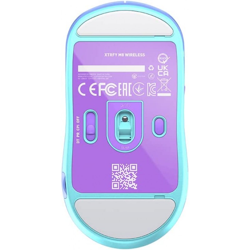 Cherry Xtrfy Миша M8 WIRELESS Frosty Purple