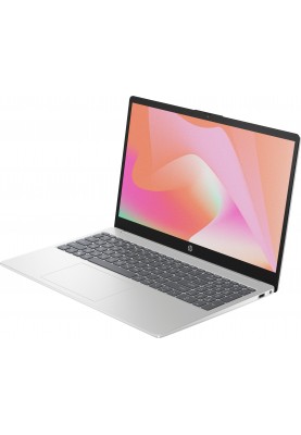 HP Ноутбук 15-fd0067ua 15.6" FHD IPS AG, Intel i5-1335U, 16GB, F512GB, UMA, DOS, сріблястий