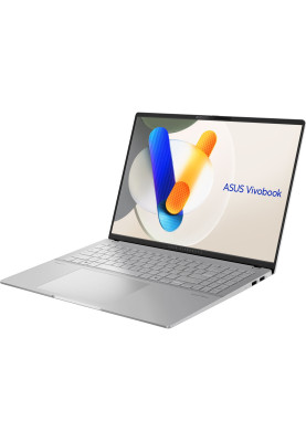 ASUS Ноутбук Vivobook S 16 M5606KA-RI010 16" 3K OLED, AMD AI 7350, 16GB, F1TB, UMA, NoOS, Сріблястий