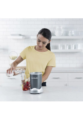 Kenwood Блендер Nutribullet стаціонарний, 600Вт, чаша-700мл, чорно-срібний