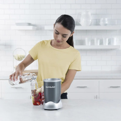 Kenwood Блендер Nutribullet стаціонарний, 600Вт, чаша-700мл, чорно-срібний