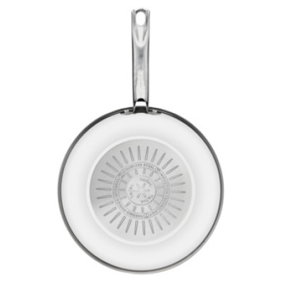Tefal Сковорода Tefal Intuition ВОК B8171944, 28см, покриття Titanium, індукція, Thermo-Spot, нерж.сталь