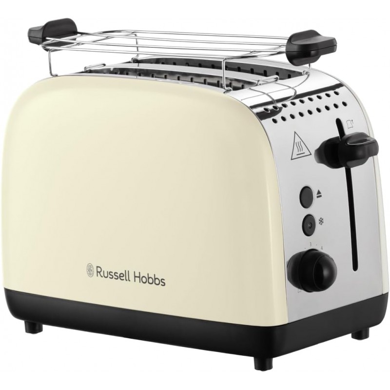 Russell Hobbs Тостер Colours Plus, 1600Вт, нержав., підігрів,разморозка, бежевий