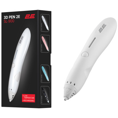 2E Ручка 3D SL_900, PCL, Акб 500mAh, білий