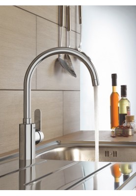 Grohe Змішувач для кухні Get довж.виливу - 224мм, поворотний, 1 важіль, хром