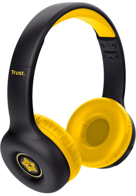 Trust Навушники On-ear Nouna Kids, Wireless, Mic, Чорний