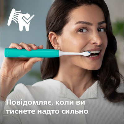 Philips Щітка зубна електр., Sonicare 4100 Series, 31т. колив/хв, насадок-1, зелений