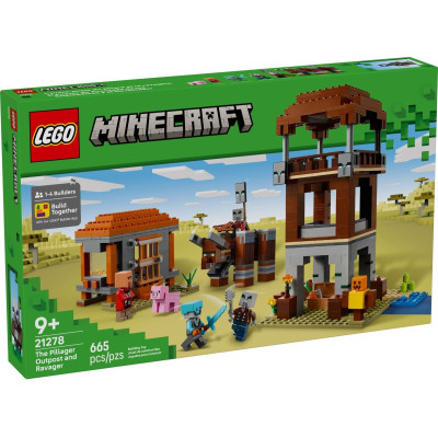LEGO Конструктор LEGO Minecraft Аванпост розбійників та спустошувач