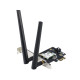 ASUS WiFi-адаптер PCE-AXE5400 Bluetooth 5.2 PCI Express WPA3 OFDMA MU-MIMO