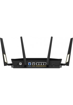 ASUS Маршрутизатор RT-AX88U PRO AX6000 4xGE LAN 2.5xGE WAN 1x2.5GE WAN/LAN 1xUSB3.2 1xUSB2.0 MU-MIMO OFDMA MESH