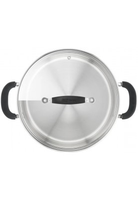 Tefal Каструля Jamie Oliver Home Cook, 8.4 л, з кришкою, нержавіюча сталь, силікон