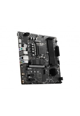 MSI Материнська плата PRO B760M-P s1700 B760 4xDDR5 HDMI DP D-Sub mATX