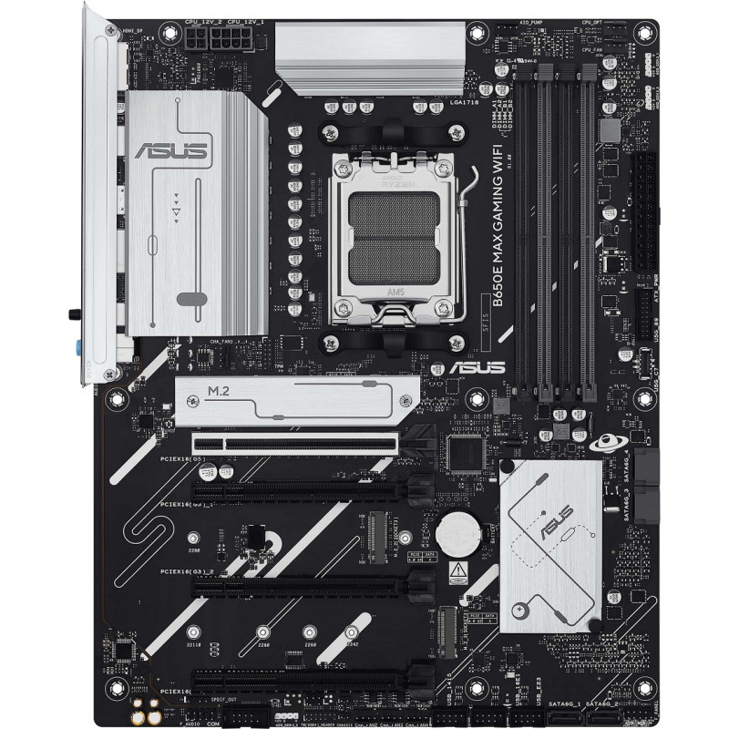ASUS Материнcька плата B650E MAX GAMING WIFI sAM5 B650 4xDDR5 M.2 HDMI DP ATX