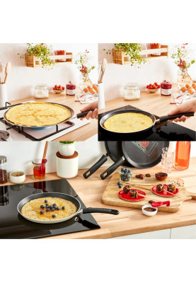 Tefal Сковорода для млинців Halo, 25см, алюміній, бакеліт, сірий