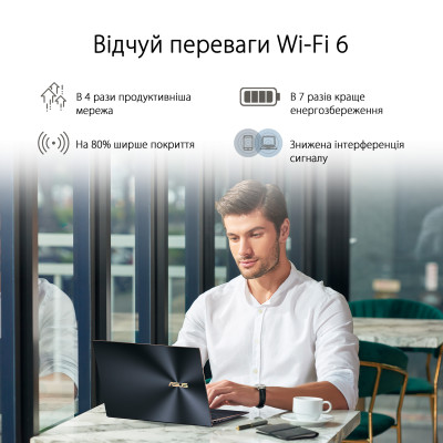ASUS Адаптер WiFi USB-AX56 AX1800, USB, подовжувач-підставка