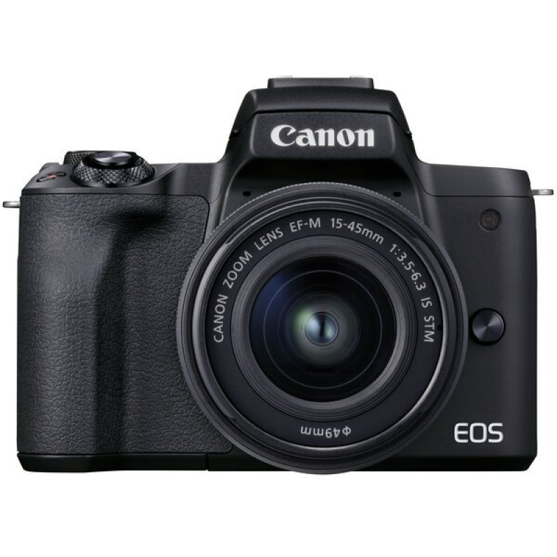 Canon Цифрова фотокамера  EOS M50 Mk2 + 15-45 IS STM Lifestream Kit Black