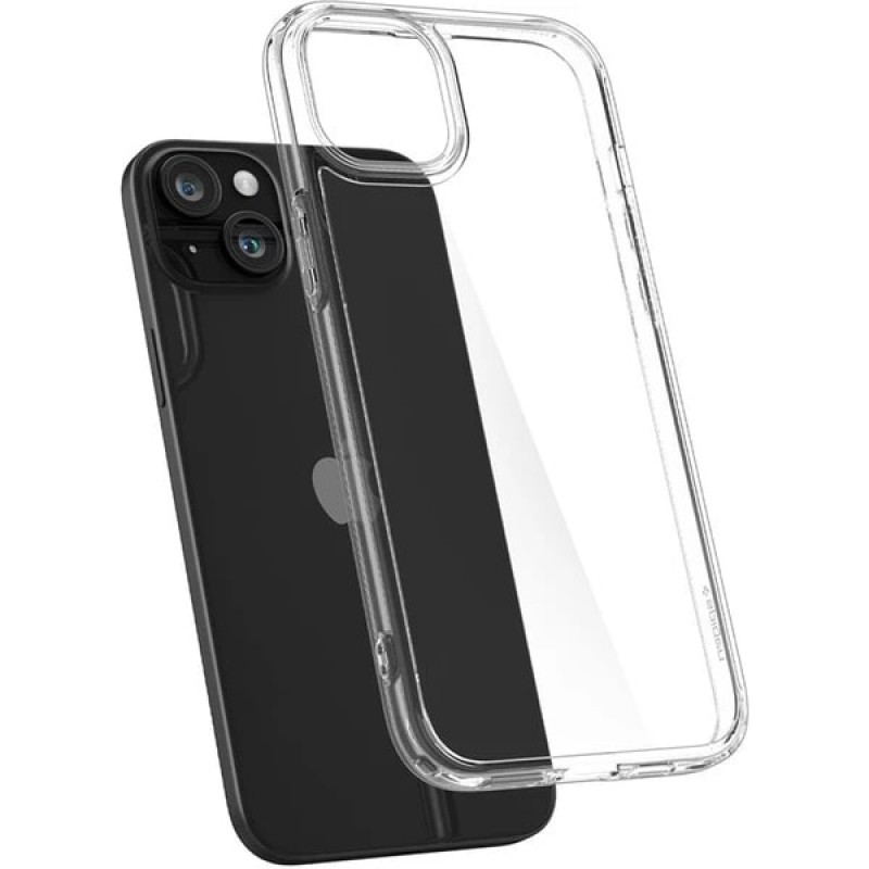 Spigen Чохол для Apple iPhone 15 Plus Crystal Hybrid, Crystal Clear