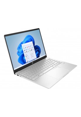 HP Ноутбук Pavilion Plus 14-eh1003ua 14" 2.8K OLED, Intel i7-13700H, 16GB, F1024GB, UMA, DOS, сріблястий