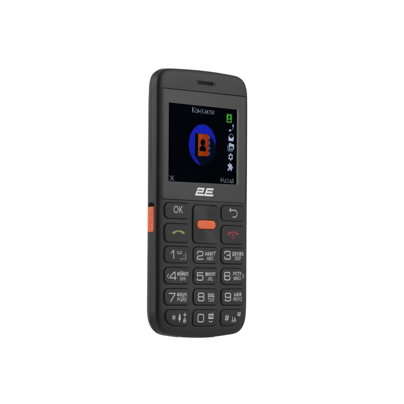 2E Мобільний телефон T180 MAX 2.3" 2SIM, 1000мА•год, чорний